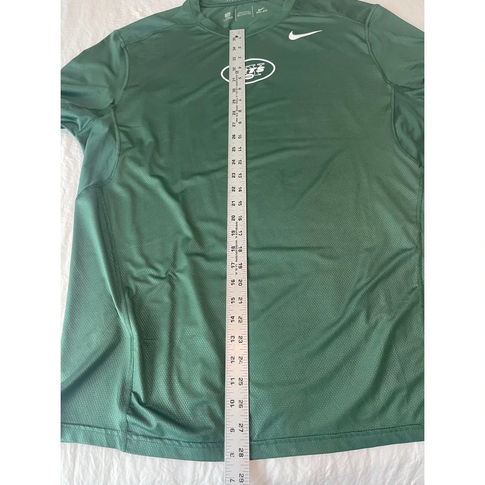 00642 Nike New York Jets NFL‎ Hypercool On Field Apparel Dri Fit SS Shirt Men's